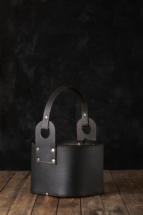 Canasta Simil-Cuero Premium